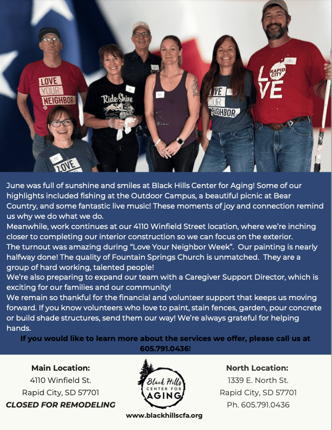 July 2025 Newsletter Front Page